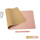 PU Leather Mousepad Writing Desk Pad Durable And Waterproof