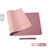 PU Leather Mousepad Writing Desk Pad Durable And Waterproof