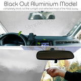 Sunshade Blackout Roller Blind Curtain With Suction Cups For Windows Or Car Windscreen