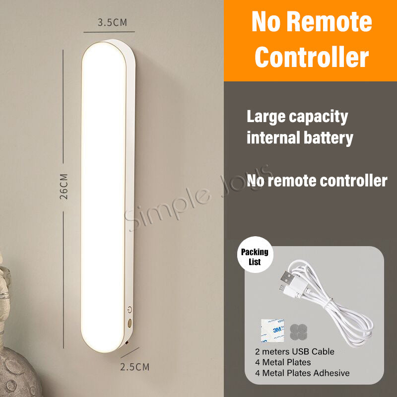 Remote Control Dimmable LED Study Lamp Night Light With Magnetic Base