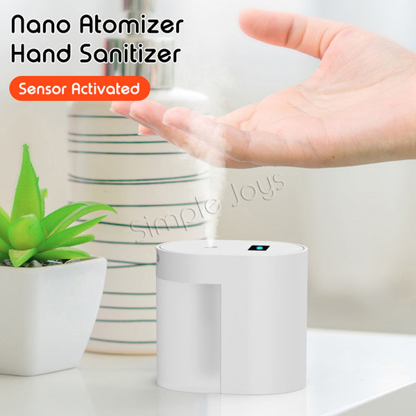 Automatic Contactless Hand Sanitizer Nano Atomizer With Rechargeable Internal Battery