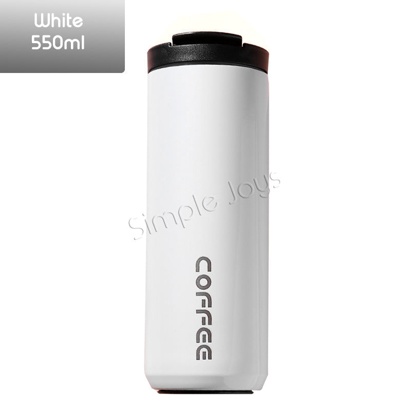 Leakproof Thermal Coffee Mug Bubble Tea Cup Vacuum Insulated Travel Tumbler