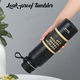 Leak-Proof Vacuum Insulated Tumbler Thermal Mug Water Bottle