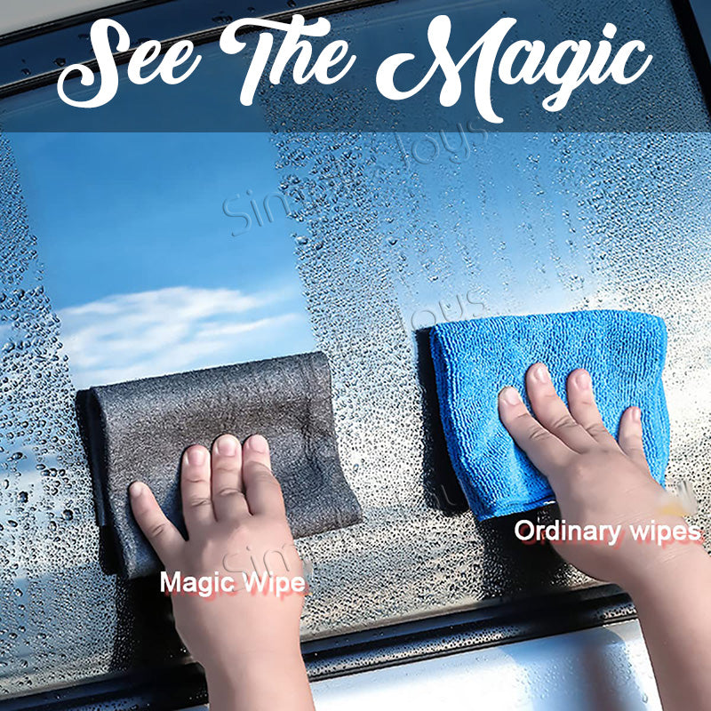 Thickened Magic Cleaning Cloth, Microfiber Glass Cleaning Cloth Rags,  Reusable Cleaning Cloths Tw