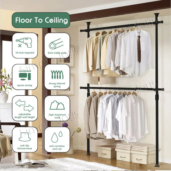 Ceiling Mounted Clothes Rack Singapore | Shelly Lighting
