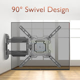 Full Motion Swivel TV Wall Mount Bracket For 32-55 Inch