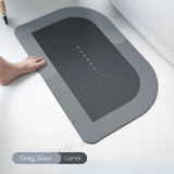 Super Absorbent Bath Floor Mat Soft Diatomite Bathroom Rug Shower Carpet