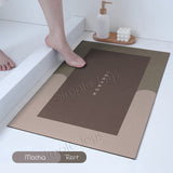 Super Absorbent Bath Floor Mat Soft Diatomite Bathroom Rug Shower Carpet