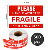 Fragile Label Sticker Handle With Care For Shipping