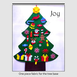 2022 DIY Felt Christmas Tree with Detachable Ornaments on Velcro