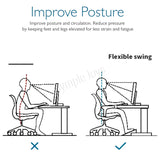 Ergonomic Under Desk Foot Rest With Massage Effect