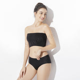 Basic Wide Band Tube Top Bandeau Strapless Bra