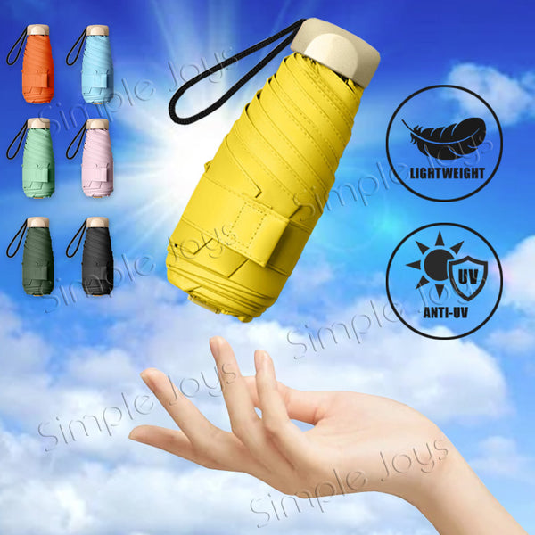 Anti UV Protection Lightweight Umbrella Foldable Into Compact Size