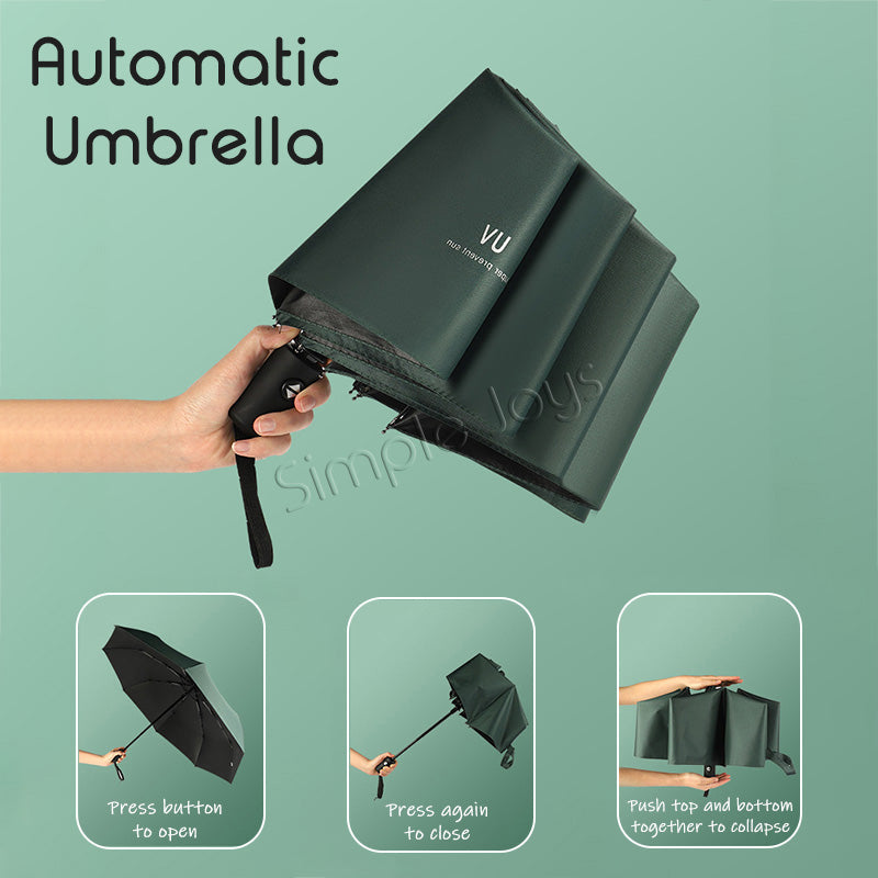 Automatic UV Umbrella With 99% Protection Small And Compact