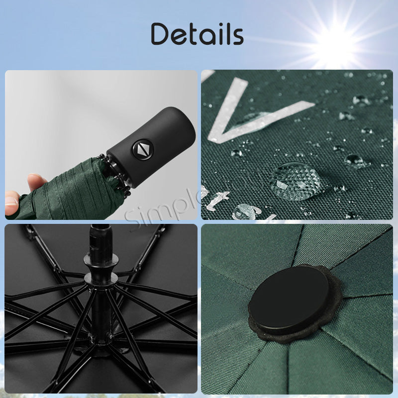 Automatic UV Umbrella With 99% Protection Small And Compact