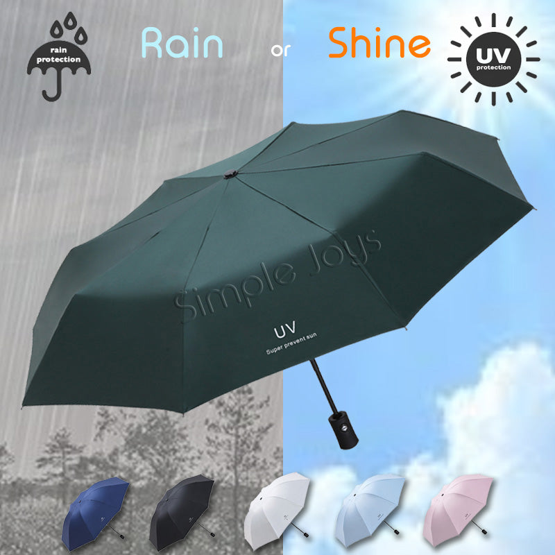 Automatic UV Umbrella With 99% Protection Small And Compact