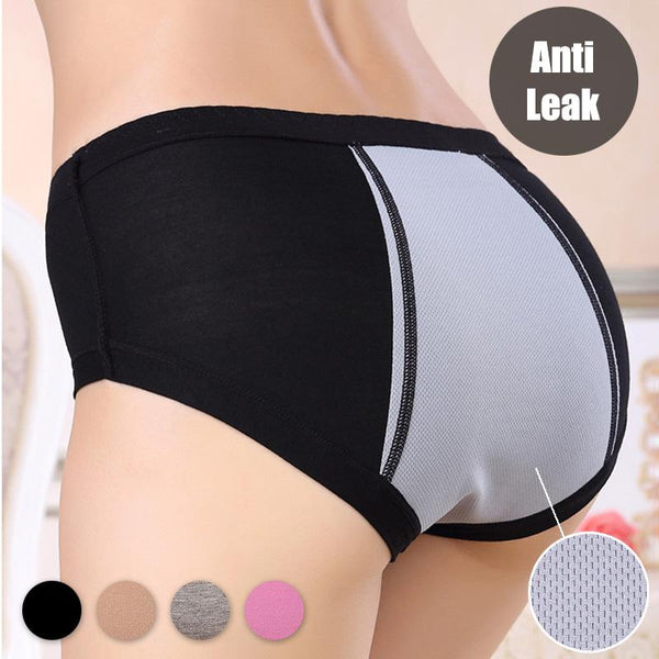 Pack of 5 Sanitary Menstrual Period Panty Briefs Teen Girls Leak Proof Underwear