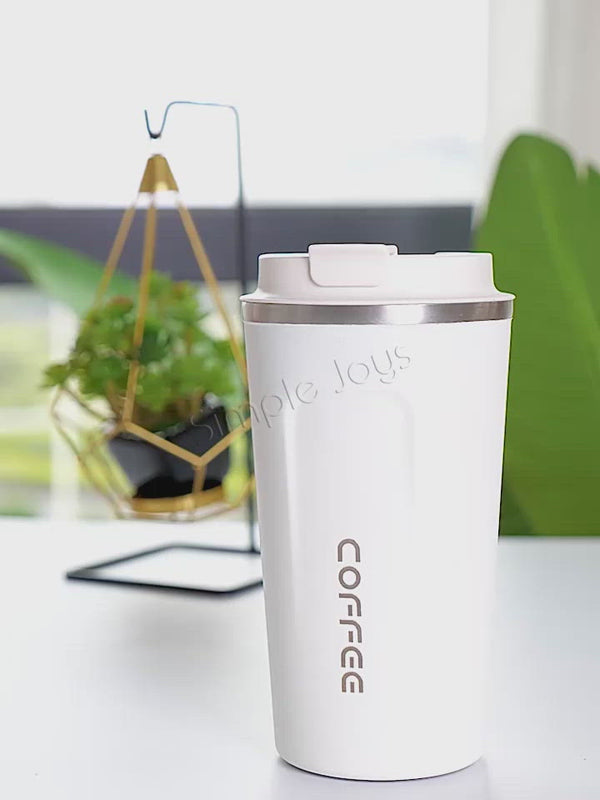 Leakproof Thermal Coffee Mug Bubble Tea Cup Vacuum Insulated Stainless Steel Travel Tumbler